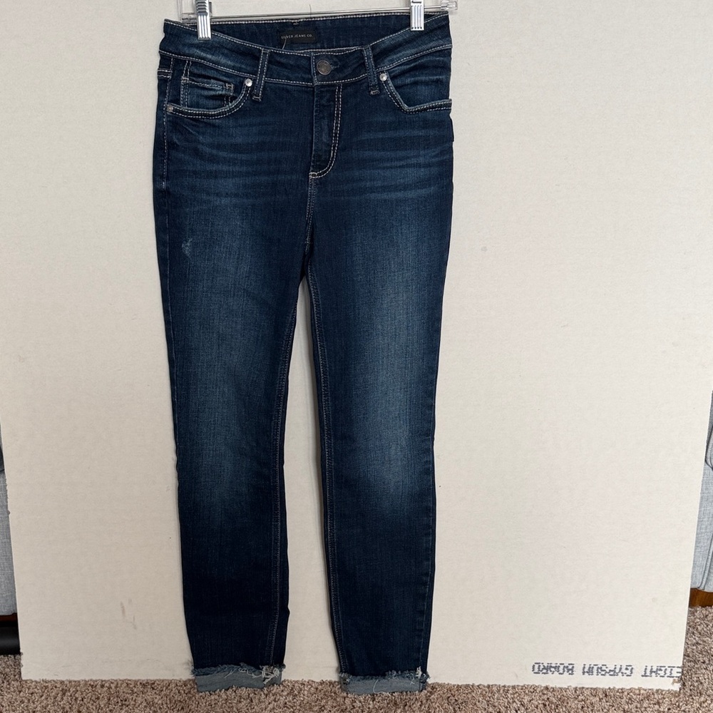 Silver Suki Jeans Women's Dark Indigo Skinny Jeans